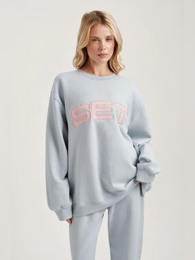 SET Active- Light Blue Sweatset